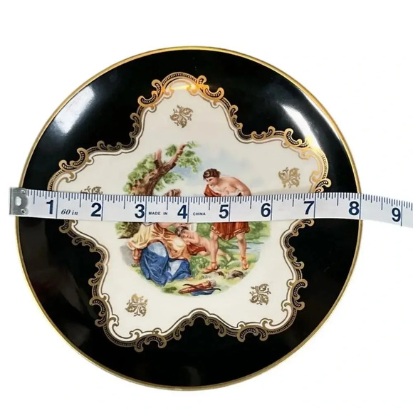 Vintage Antique Eschenbach Balvaria Elfenbein Made in Germany 8'' Plate Gold Rim - Picture 9 of 10